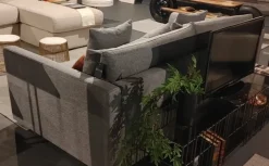 Divano cox by domingo salotti tessuto in misto piuma  Artigianale a prezzo Outlet