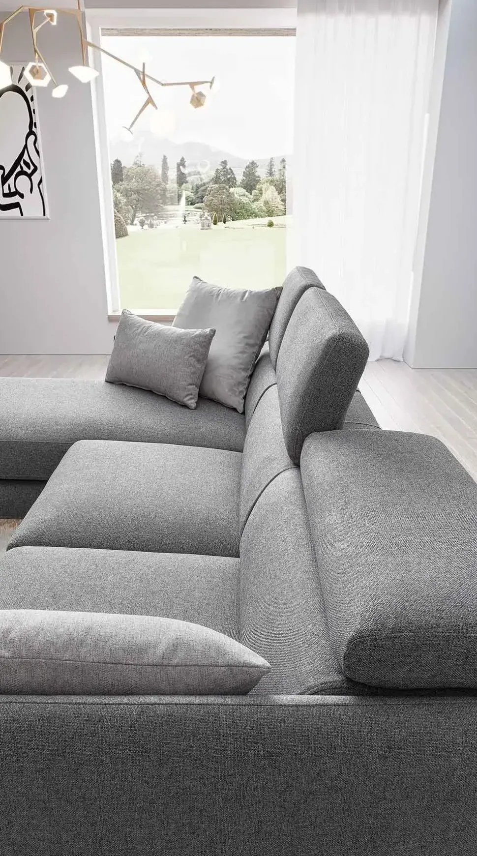 Divano da 3 posti modello Vanessa di Le comfort scontato