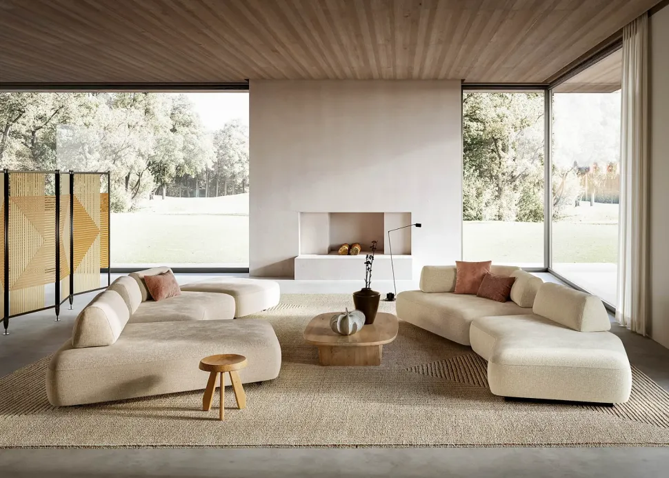 Divano da 2 posti modello Capriccio di Le comfort scontato