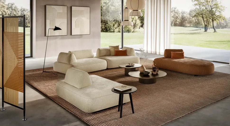 Divano da 2 posti modello Capriccio di Le comfort scontato