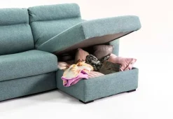 Divano Divano letto con penisola ren Md work in OFFERTA - 45%