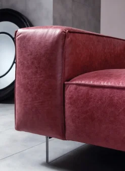 Divano Divano luxury memory in Pelle non sfoderabile  di Md work scontato 45%