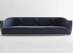 Divano Divano luxury velluto acciaio  Md work a prezzi outlet