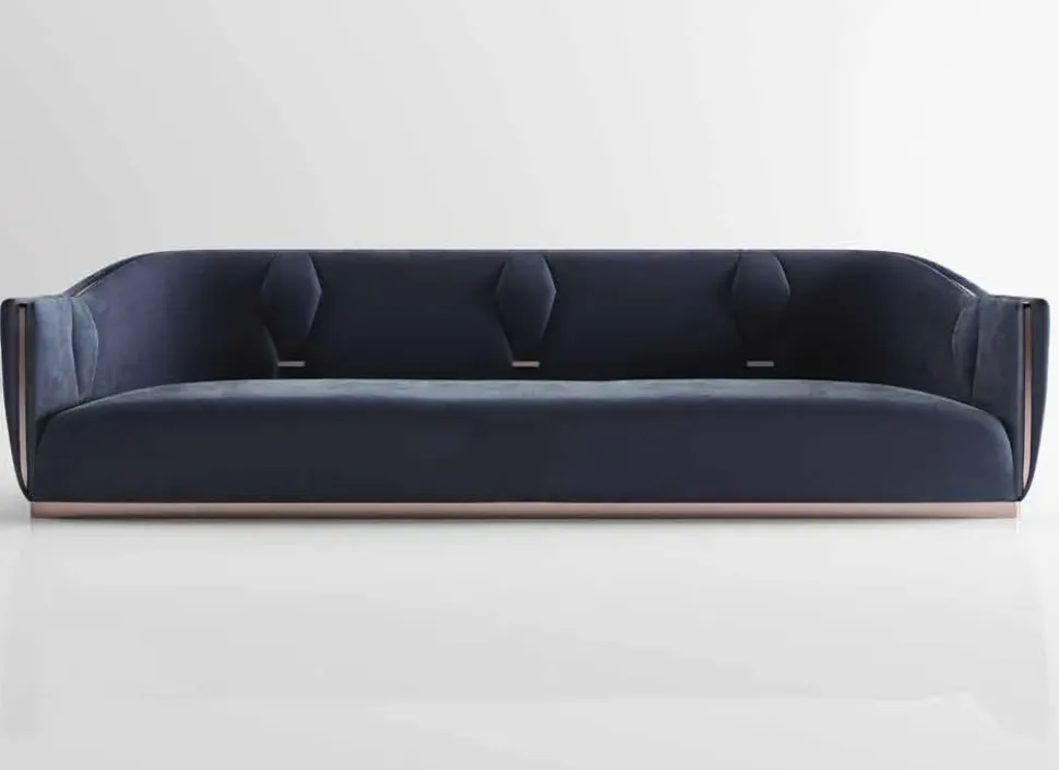 Divano Divano luxury velluto acciaio Md work a prezzi outlet