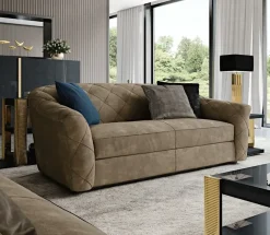 Divano Divano nabuk alta qualità Md work in Offerta Outlet