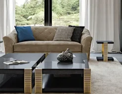 Divano Divano nabuk alta qualità Md work in Offerta Outlet