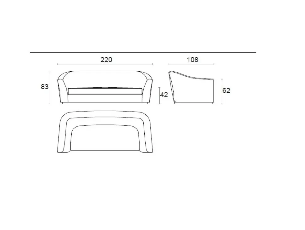 Divano Divano nabuk alta qualità Md work in Offerta Outlet