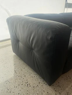 Divano Divano pelle e piuma come foto Md work a PREZZO OUTLET scontato del 58%