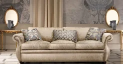 Divano Divano piuma velluto piuma vari colori  Md work in Offerta Outlet