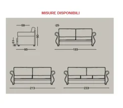 Divano Divano piuma velluto piuma vari colori  Md work in Offerta Outlet