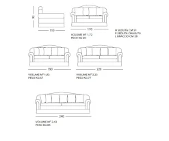 Divano Divano portovecchio vari rivestimenti piuma Md work a PREZZO OUTLET scontato del 52%