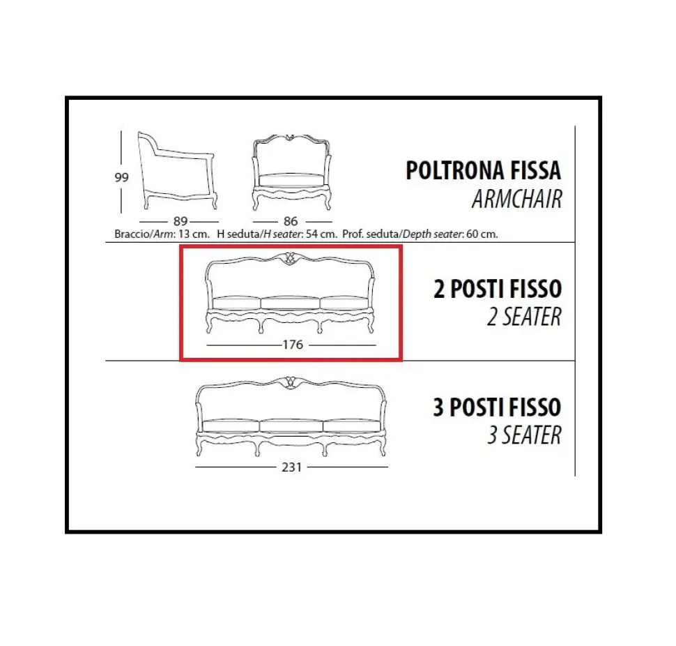 Divano Divano re leone vari colori e rivestimenti in Tessuto non sfoderabile di Md work scontato 43%