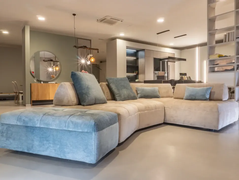 Divano Divano reed in Tessuto sfoderabile di Le comfort scontato 51%