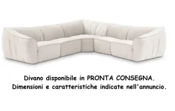 Divano Float tessuto in poliuretano Felis a prezzo scontato