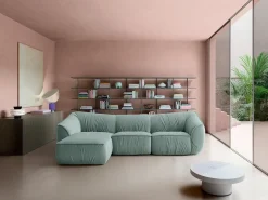 Divano Float tessuto in poliuretano Felis a prezzo scontato