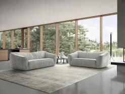 Divano Float tessuto in poliuretano Felis a prezzo scontato