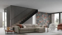 Divano Hill double in Tessuto Le comfort a prezzo ribassato