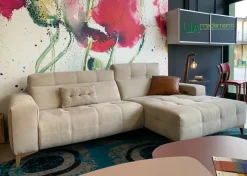 Divano in Microfibra stile design modello Tiffany scontato - 32%