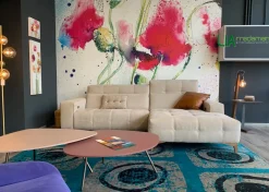 Divano in Microfibra stile design modello Tiffany scontato - 32%