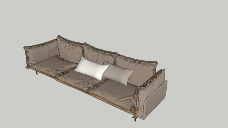 Divano in Pelle Arketipo a prezzo ribassato