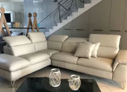 Divano in Pelle stile design modello Viktoria  scontato - 30%