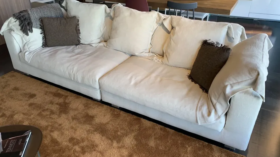 Divano in Tessuto modello Nebula nine sofa 280x110 fiber a prezzo riservato