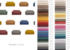 Divano in Tessuto stile design modello Beta scontato - 39%