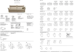Divano in Tessuto stile design modello Siviglia scontato - 30%