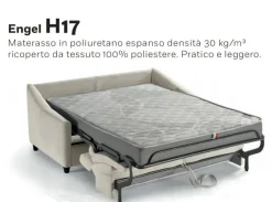 Divano in Tessuto stile moderno modello Mirage scontato - 40%