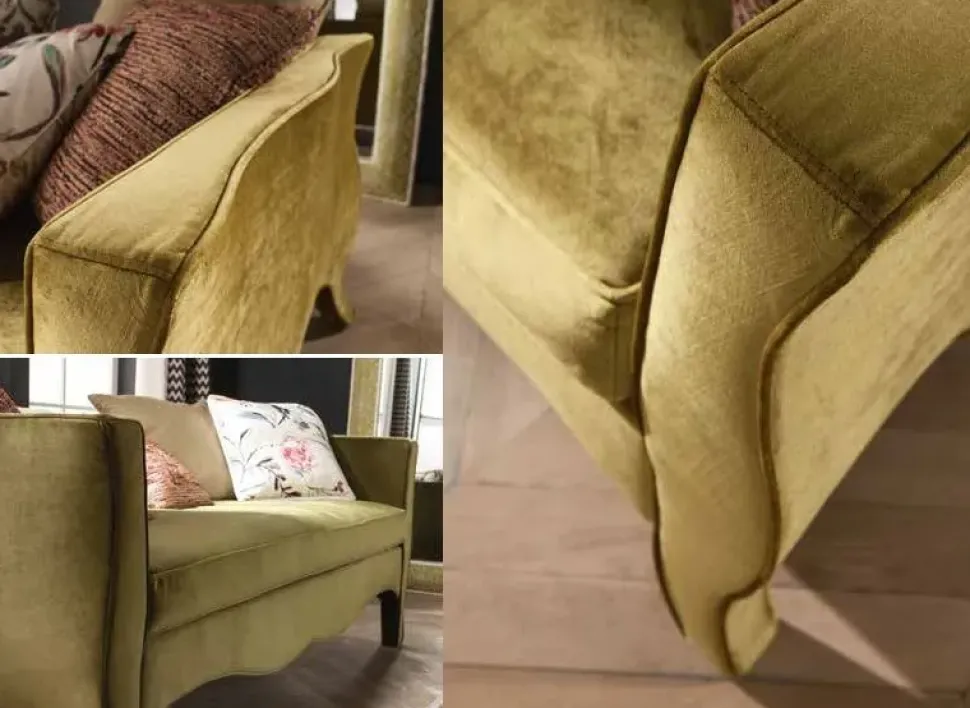 Divano in velluto Md Work a prezzo Outlet