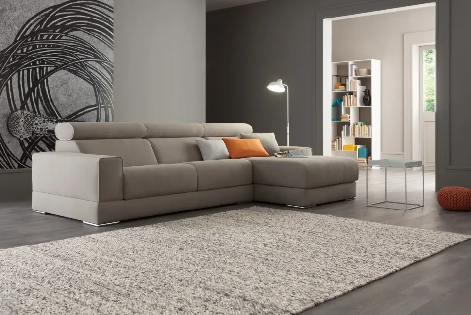 Divano JAMES con penisola della Felis PREZZI OUTLET