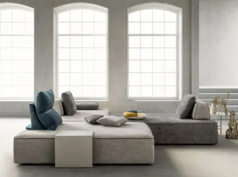 Divano Jest in Tessuto sfoderabile di Samoa scontato 35%