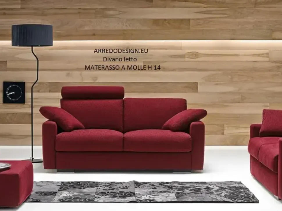 Divano Kendo tessuto in poliuretano Samoa in Offerta Outlet