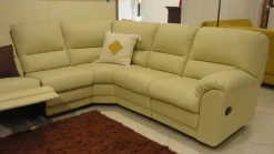 Divano Lecomfort Oscar Divani relax Ecopelle Divano 4 posti