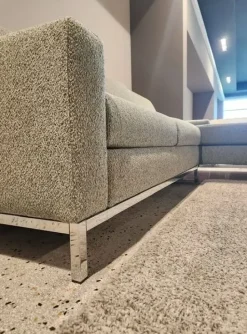 Divano Letto con penisola Divano letto luxury tessuto firmato alessandro bini di Md work a prezzo scontato