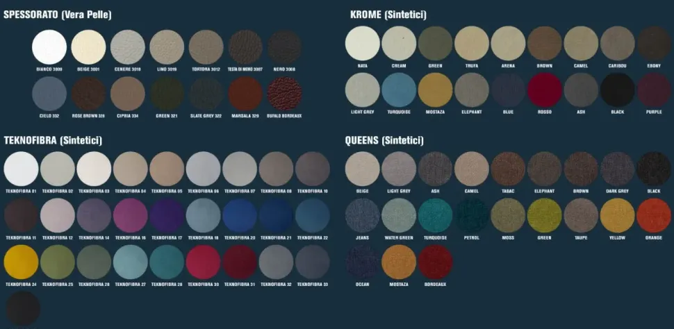 Divano Letto con penisola tessuto modello Alabama di Artigianale