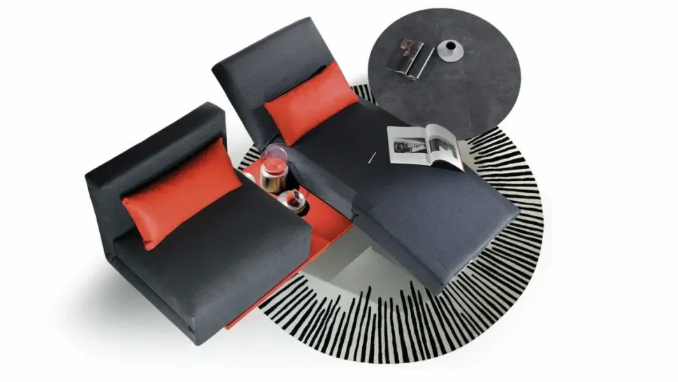 Divano letto dinamico componibile in Tessuto Artigianale a prezzo ribassato