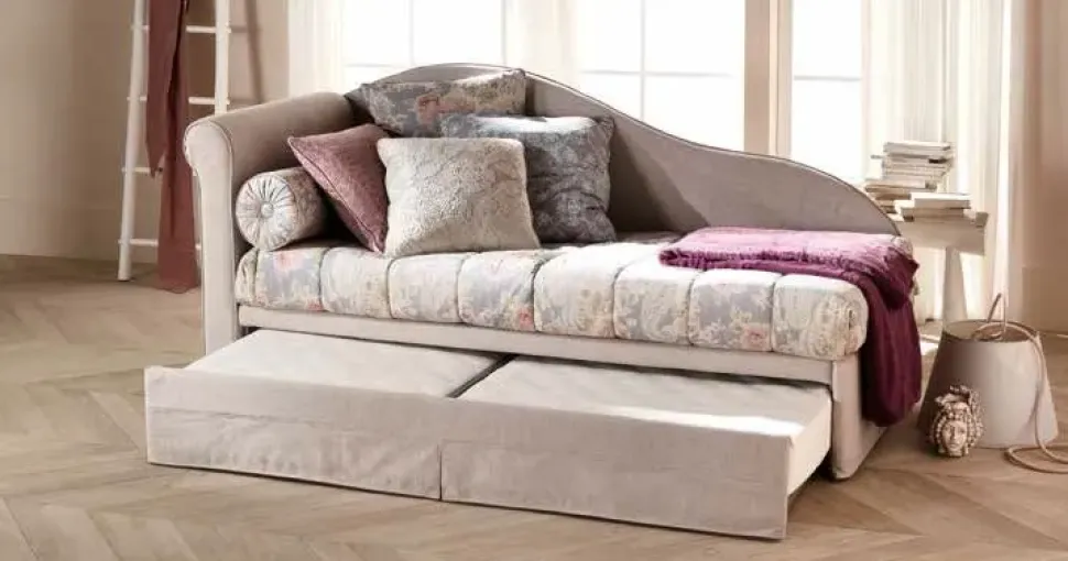 Divano letto Divano letto completo di materassi e coperte Md work in Tessuto a 2670€