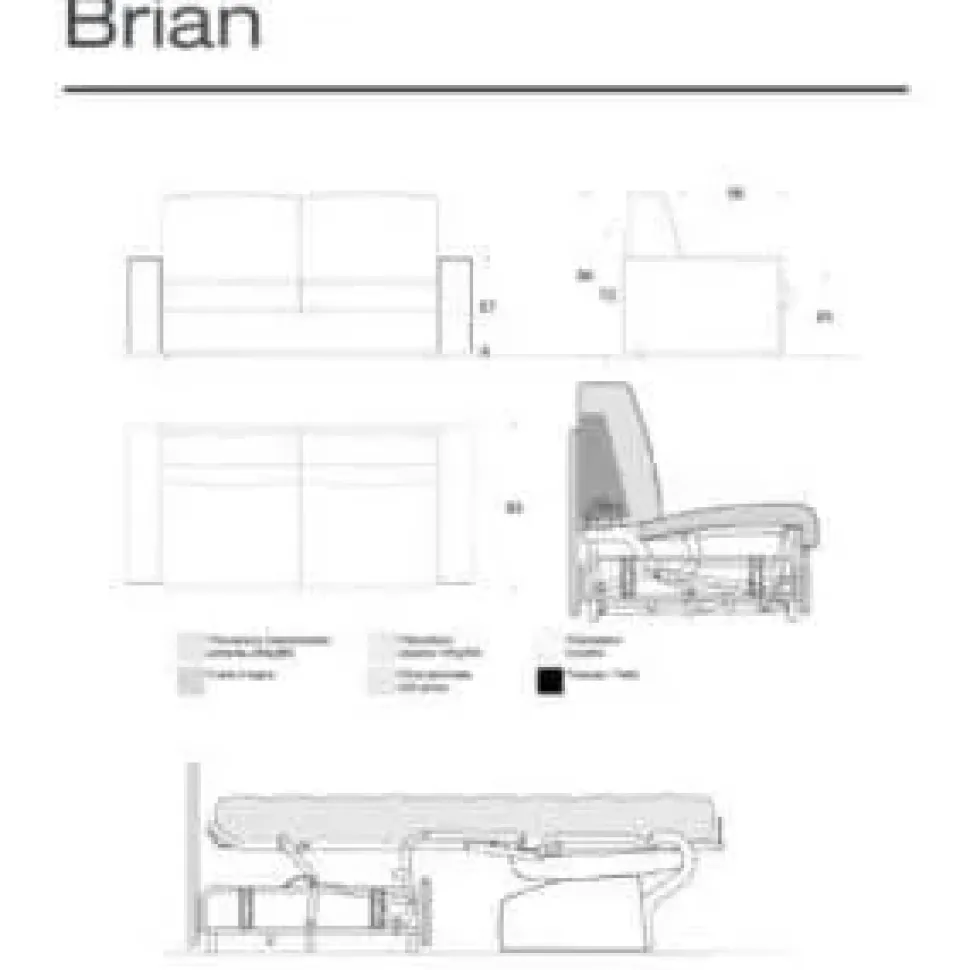 Divano letto Family 3 Family bedding in Offerta Outlet