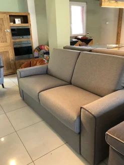 Divano letto in Tessuto Divano letto con materasso alto 20cm Artigianale