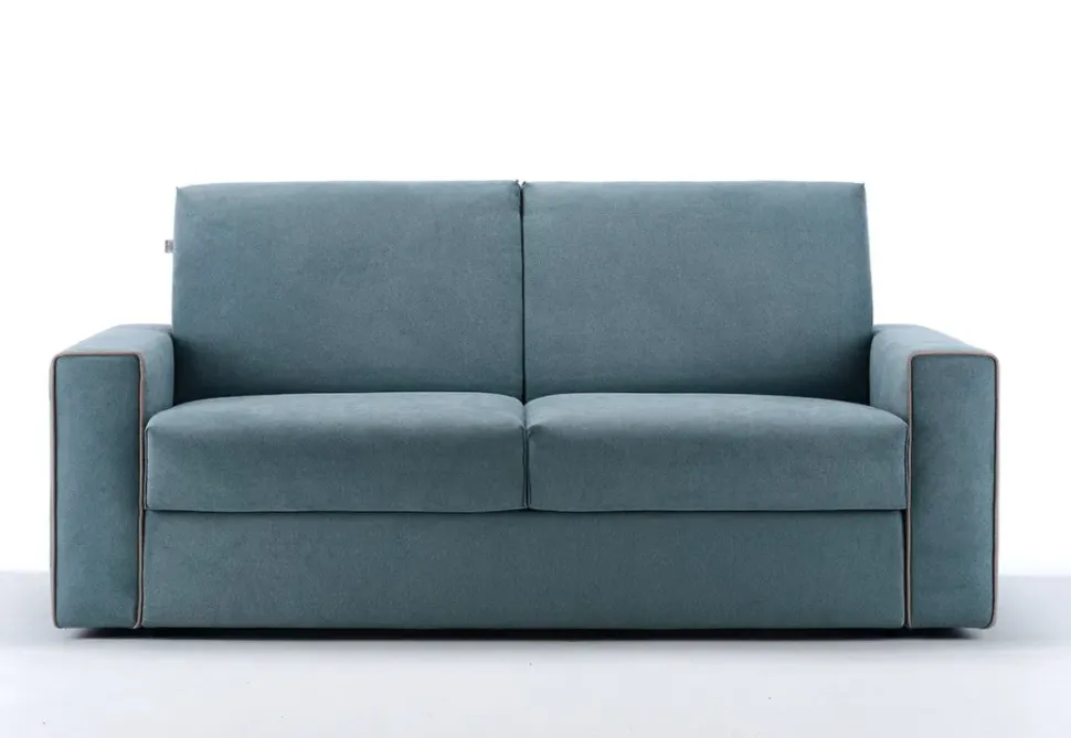 Divano letto in Tessuto Materasso memory h 20 Artigianale