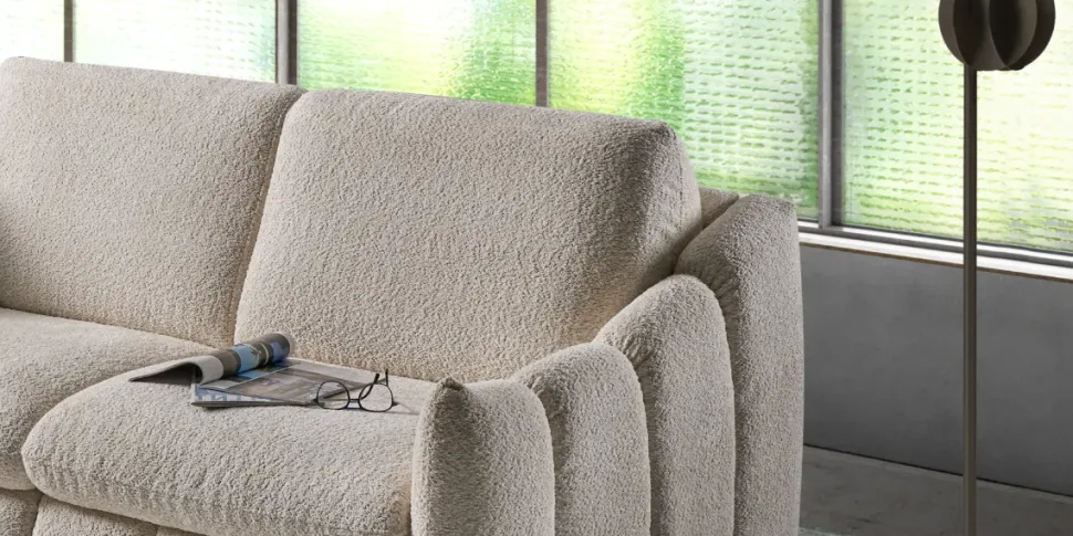 Divano letto in Tessuto sfoderabile Bon bon di Il benessere