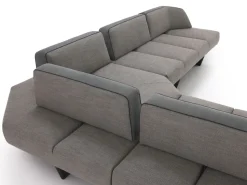 Divano Leyton outlet tessuto in poliuretano Diotti.com a prezzo Outlet