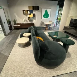 Divano Lineare in Tessuto non sfoderabile  Ginza  di Calligaris