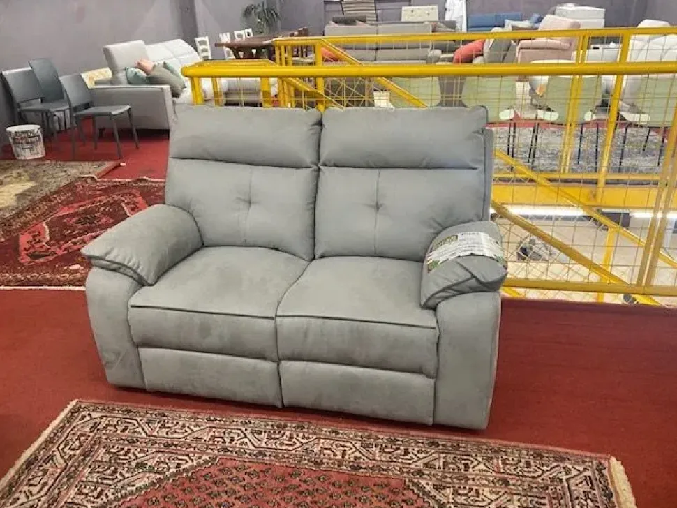 Divano Lugano 2 relax elettrici afo sofà Artigianale: SCONTO ESCLUSIVO