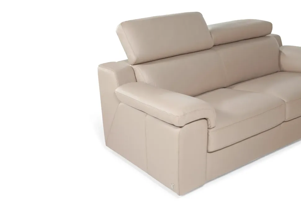 Divano Marmora 3 in Pelle non sfoderabile di Artigianale scontato 50%