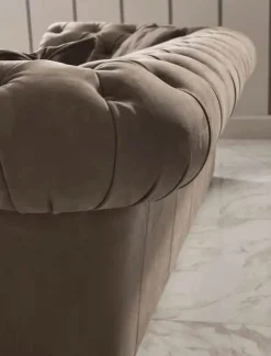 Divano Md work Divano pelle scamosciata piu piuma PREZZI OUTLET sconto 44%