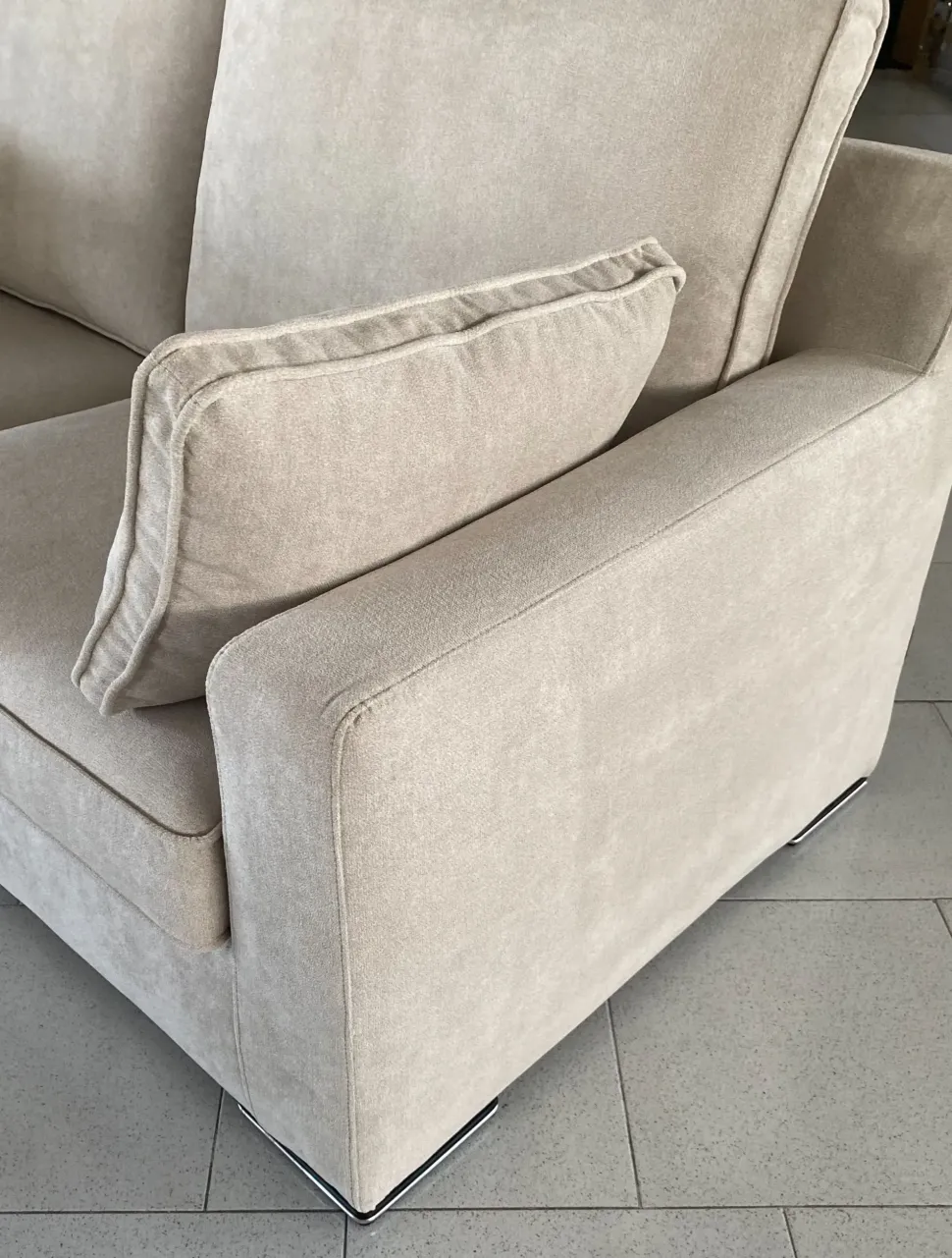 Divano Md work Divano tessuto anti macchia pronta consegna PREZZI OUTLET sconto 50%