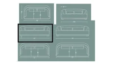 Divano Memory Luxury Md Work in Tessuto. 2895€. Comfort assoluto!