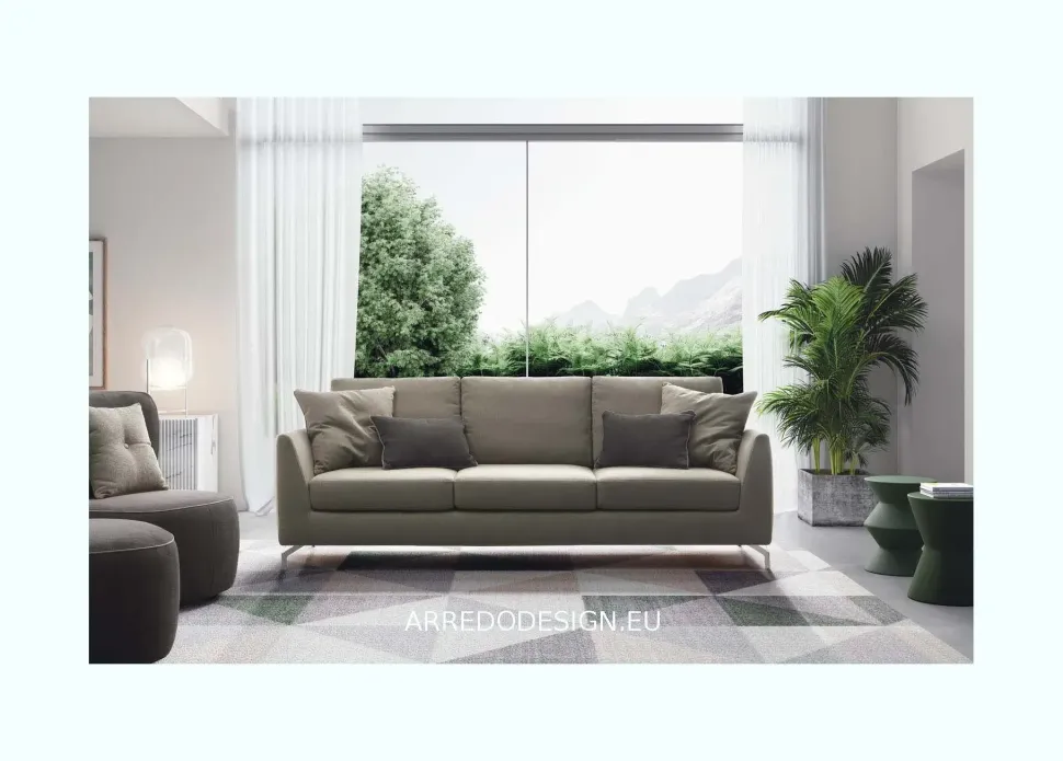 Divano Mike tessuto in poliuretano Le comfort a prezzo Outlet